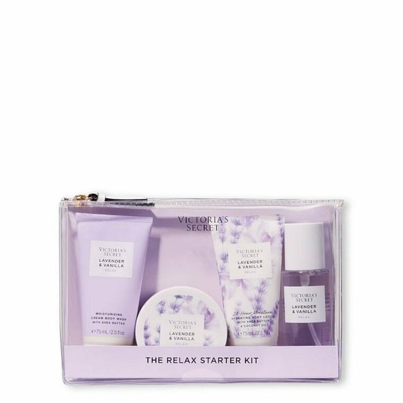 Victoria's Secret Other - Victoria's Secret Body Care Relax Starter Kit Lavender & Vanilla NEW IN BOX
